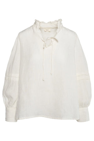 SARI Linen Blouse 0003 White Alyssum - 2510190204