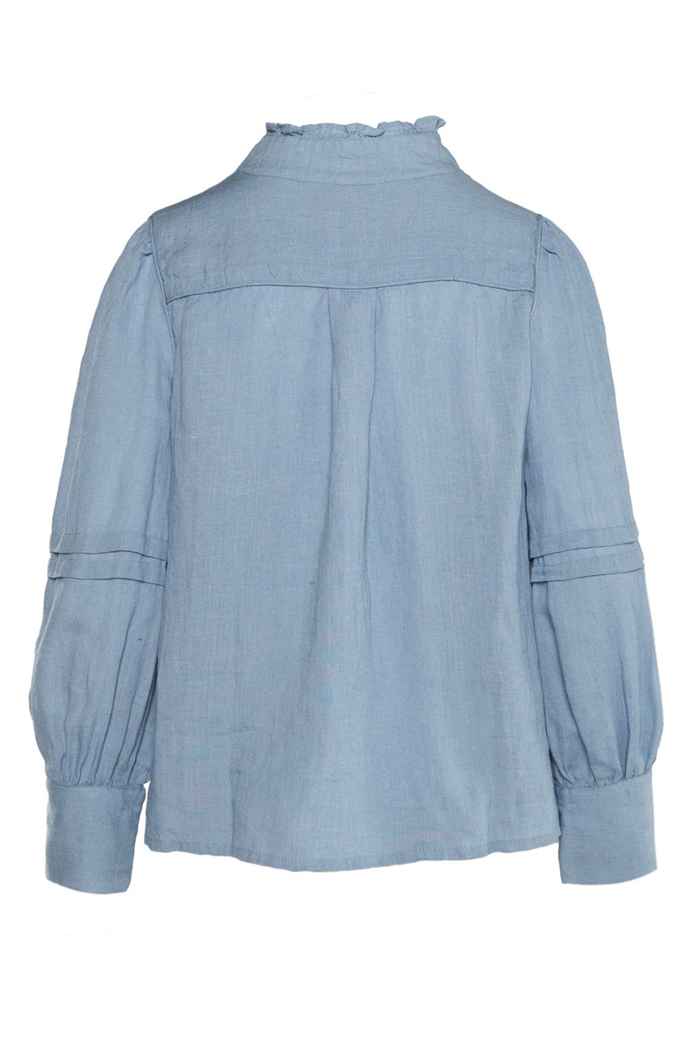 SARI Linen Blouse 4003 Faded Denim - 2510190204