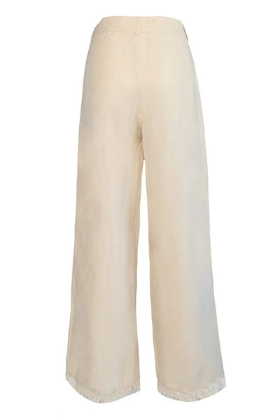 LILA Linen Trousers 6503 Summer Sand - 2510230228 Thumbnail