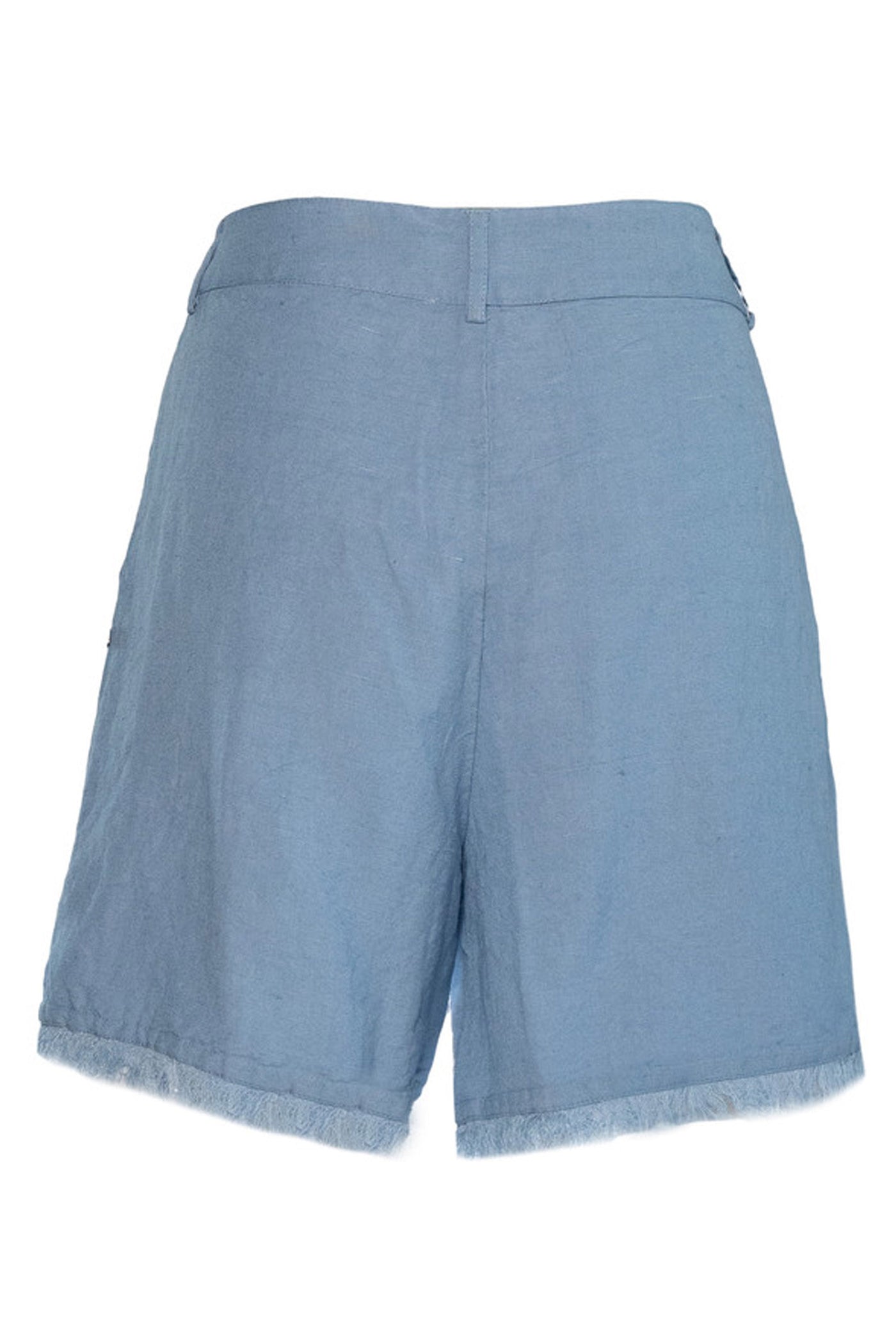 LILA Linen Shorts 4003 Faded Denim - 2510240205