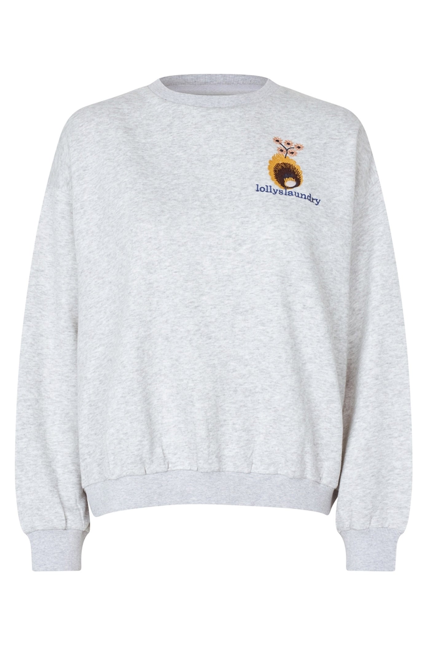 SydneyLL Sweatshirt LS 13 Light Grey Melange - 25249-1033