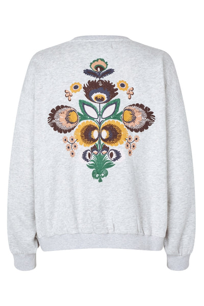 SydneyLL Sweatshirt LS 13 Light Grey Melange - 25249-1033 Thumbnail