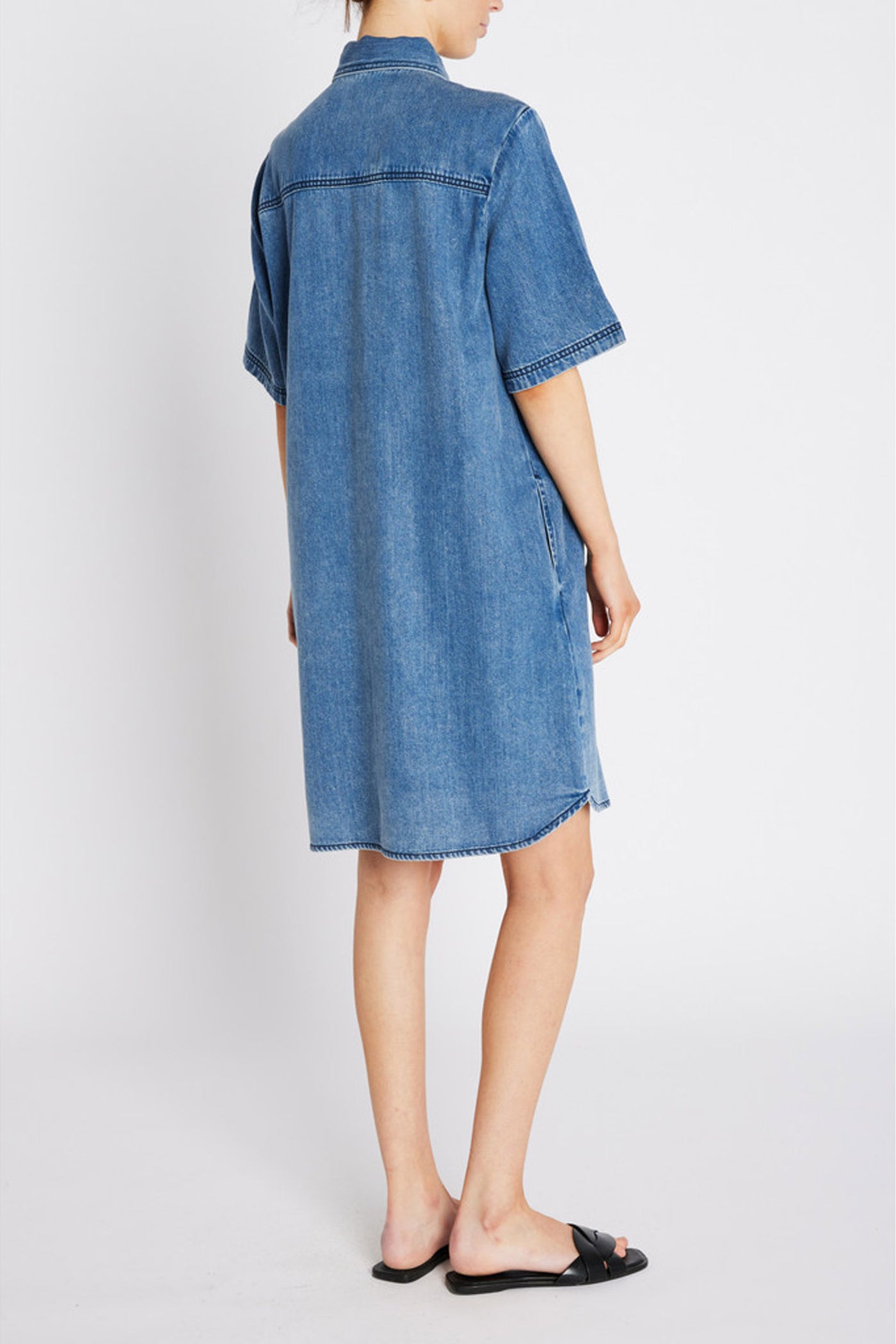 PlatieBBZigata dress Blue Denim - BBW4558