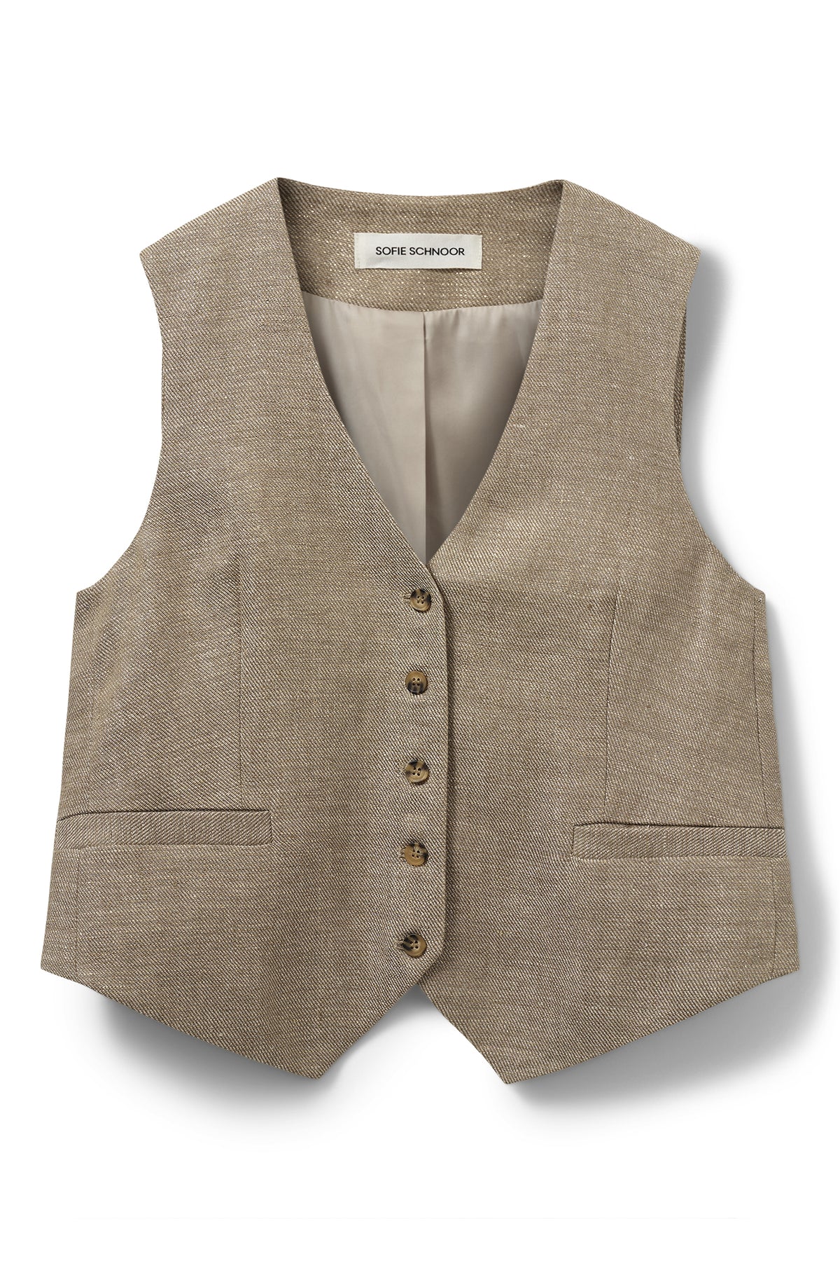 IDASW VEST 7055 Light brown - S252436