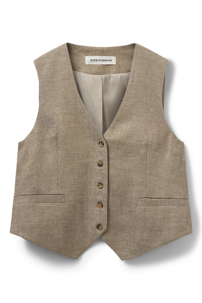 IDASW VEST 7055 Light brown - S252436 Thumbnail