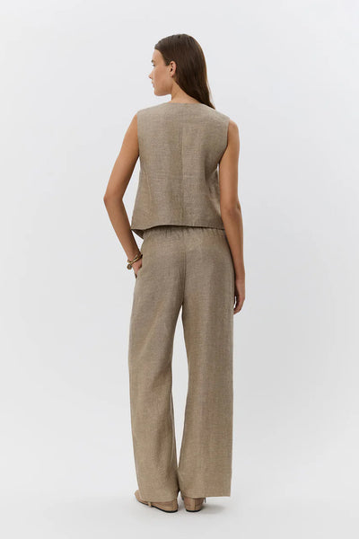 LUNETSW TROUSERS 7055 Light brown - S252437 Thumbnail