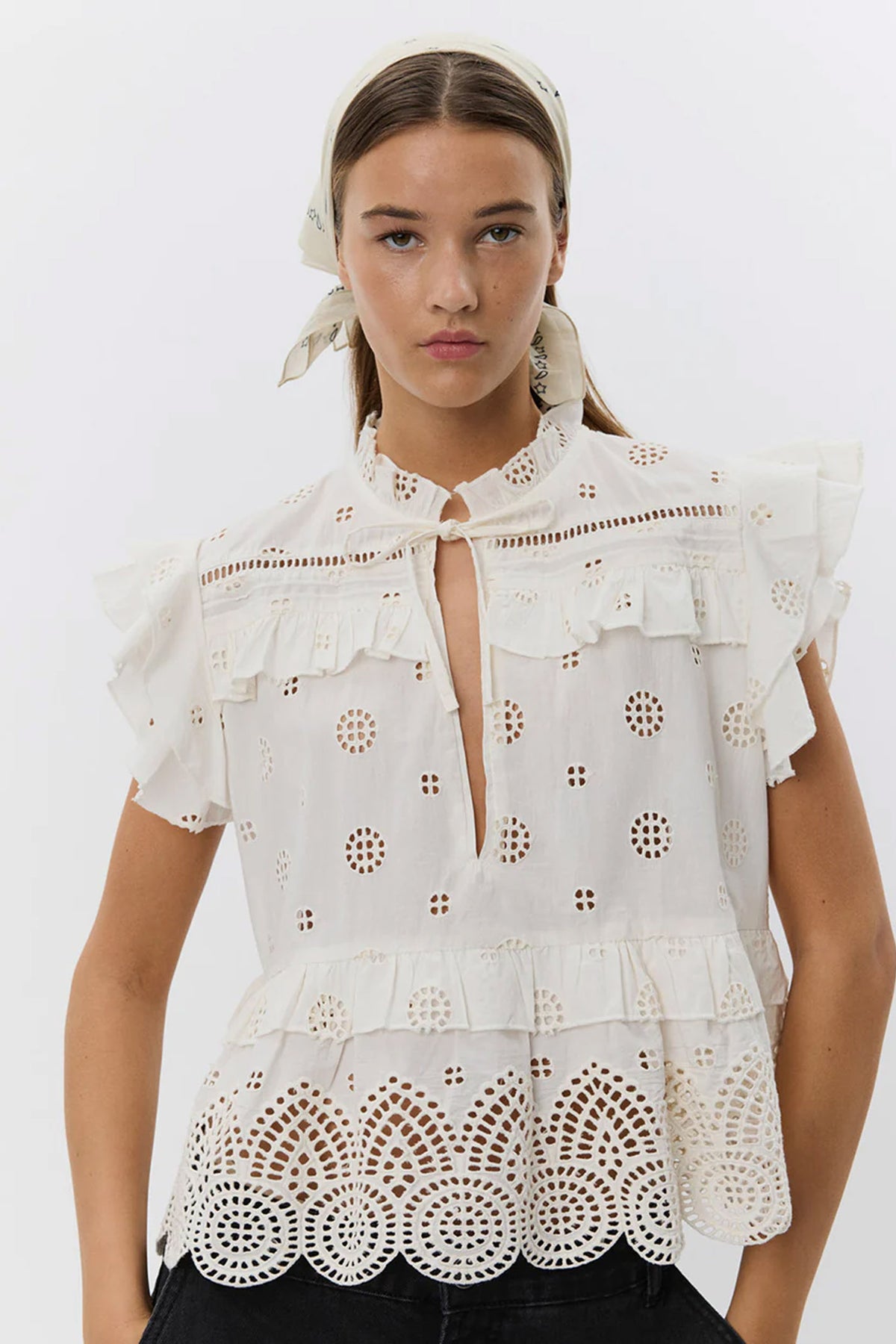 HAZELSW TOP 0101 Off white - S252351