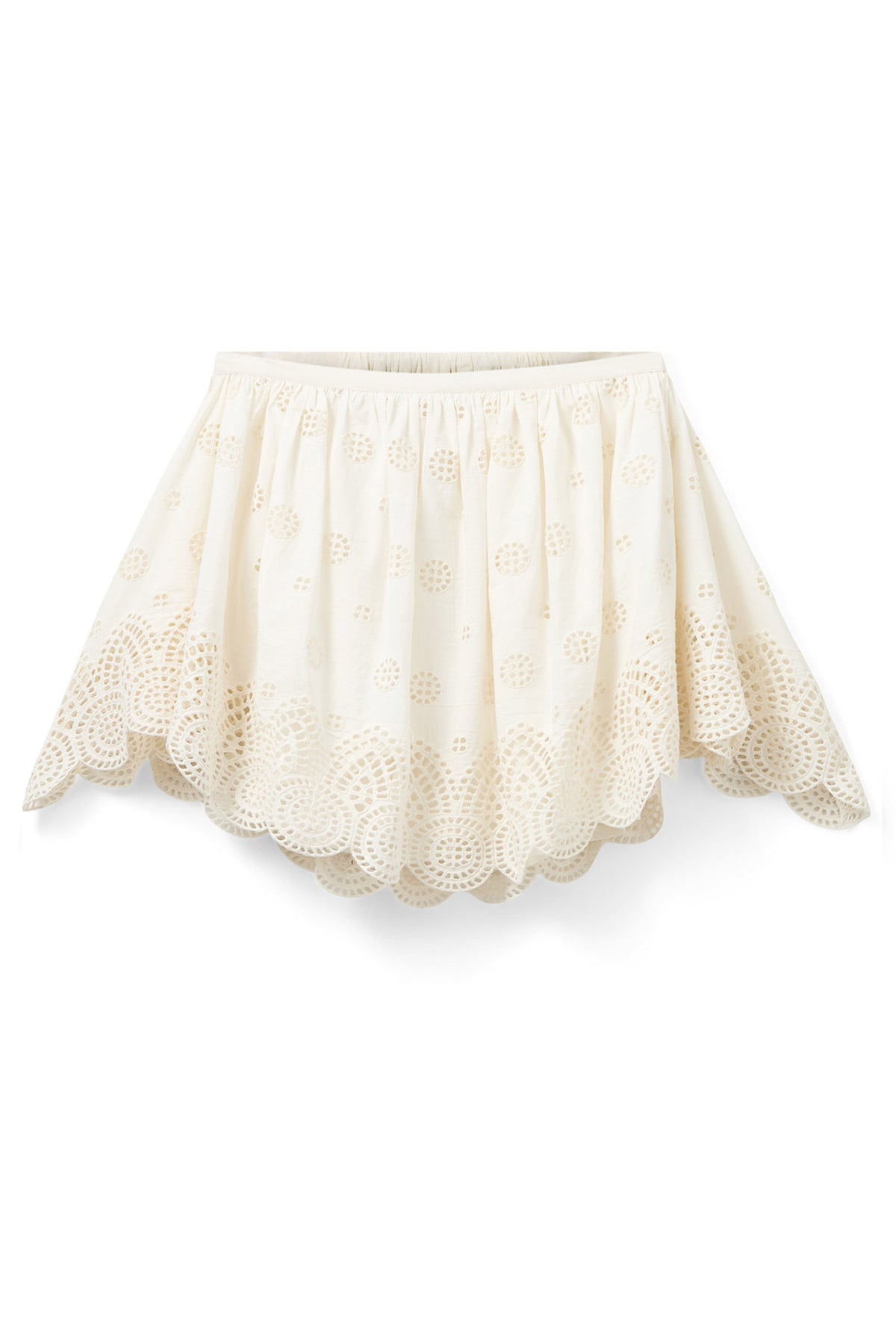 ALBERTASW SKIRT 0101 Off white - S252352