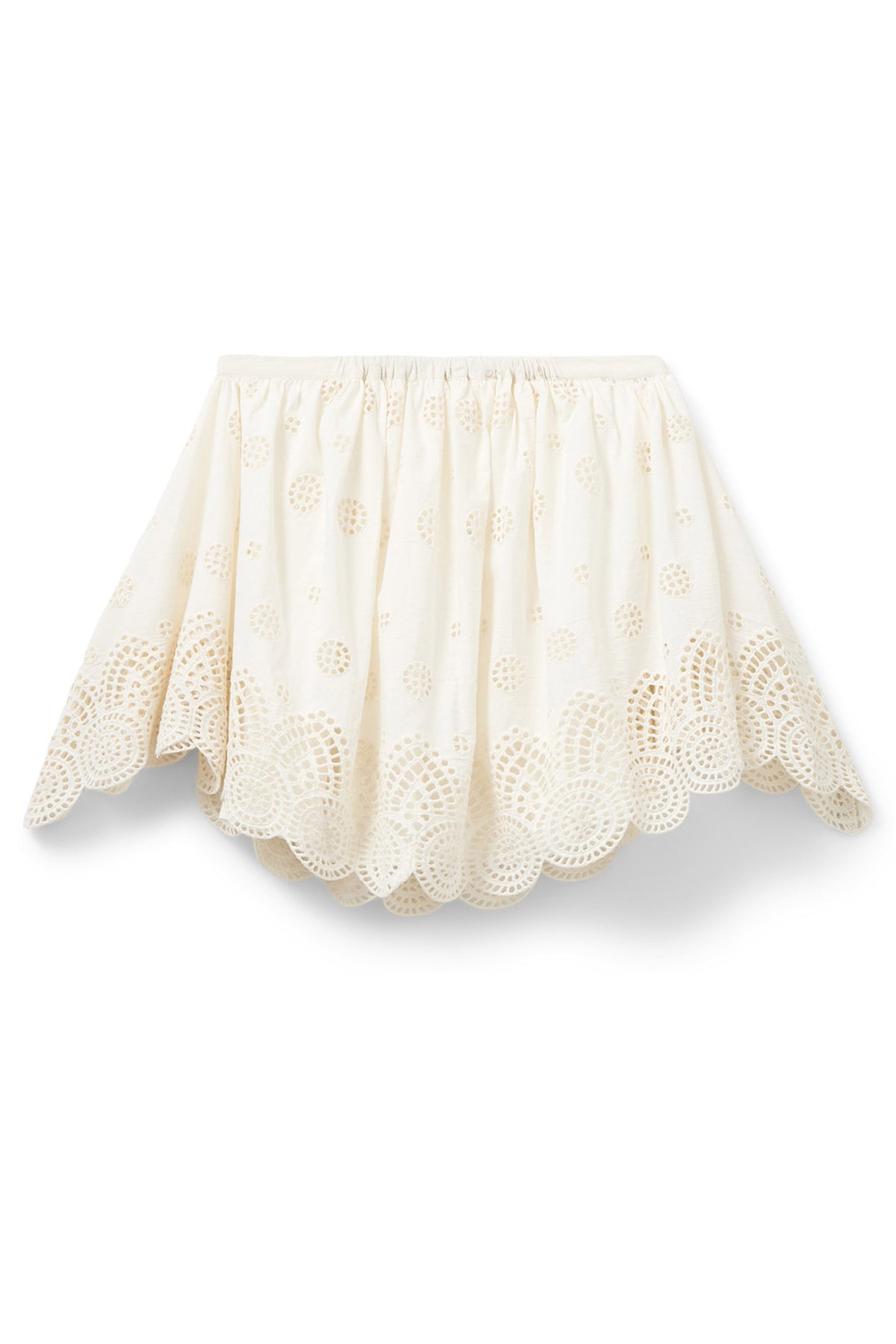 ALBERTASW SKIRT 0101 Off white - S252352