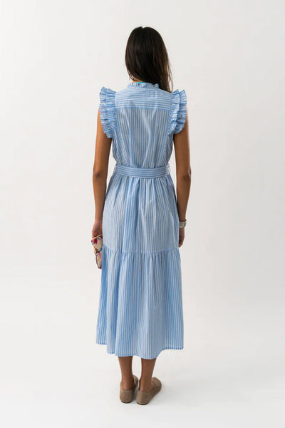 HarrietLL Maxi Dress SL 80 Stripe - 25268-3039 Thumbnail