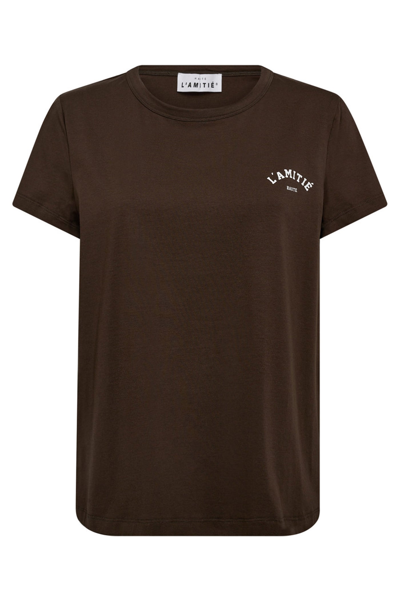 Mini Curve Logo Tee Mocca - HL10097