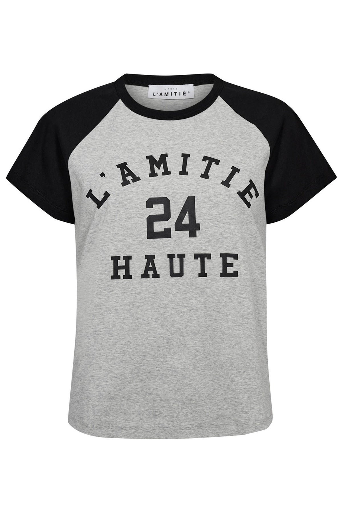 Neckline College Tee Light grey