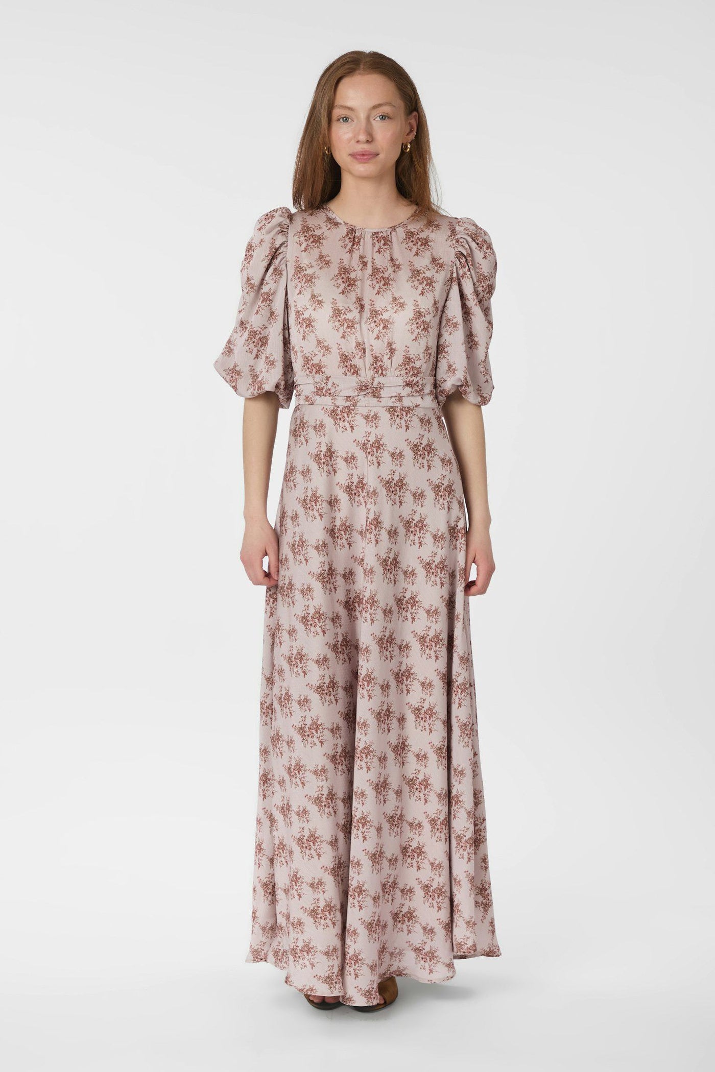 164910 KIKKA WILD ROSE DRESS K DUSTY ROSE - 164910 KIKKA WILD ROSE DRESS