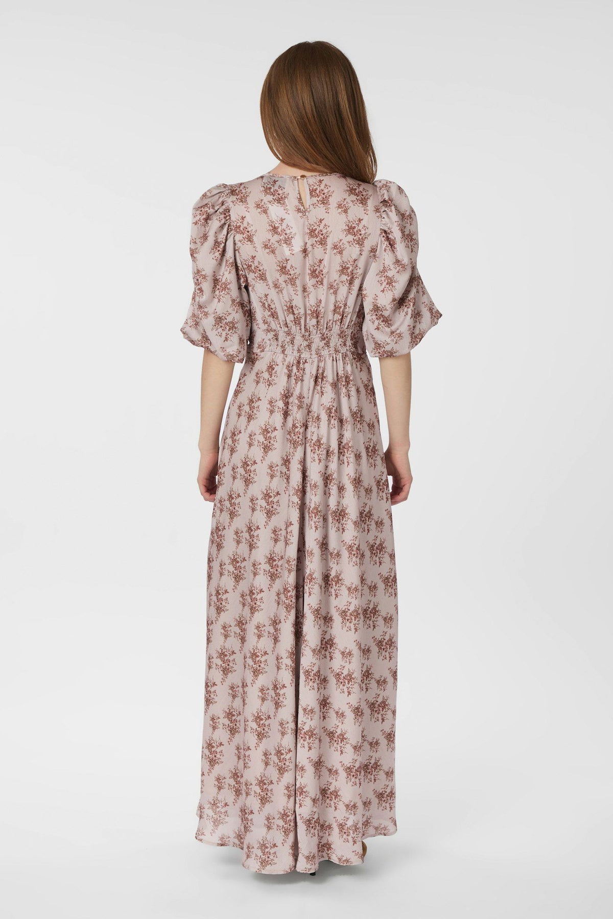 164910 KIKKA WILD ROSE DRESS K DUSTY ROSE - 164910 KIKKA WILD ROSE DRESS