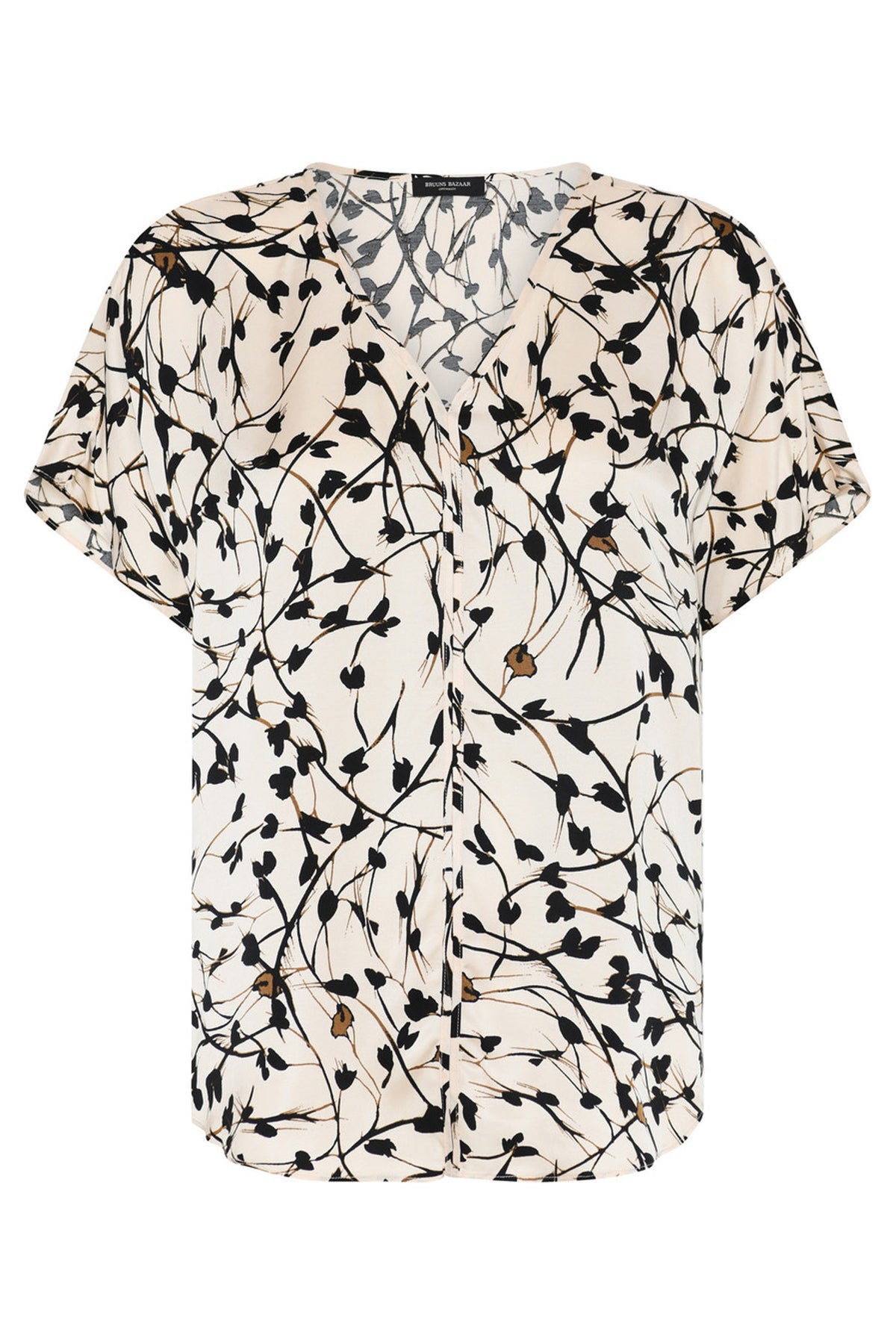 FloretBBPhina blouse White Cream AOP - BBW4586