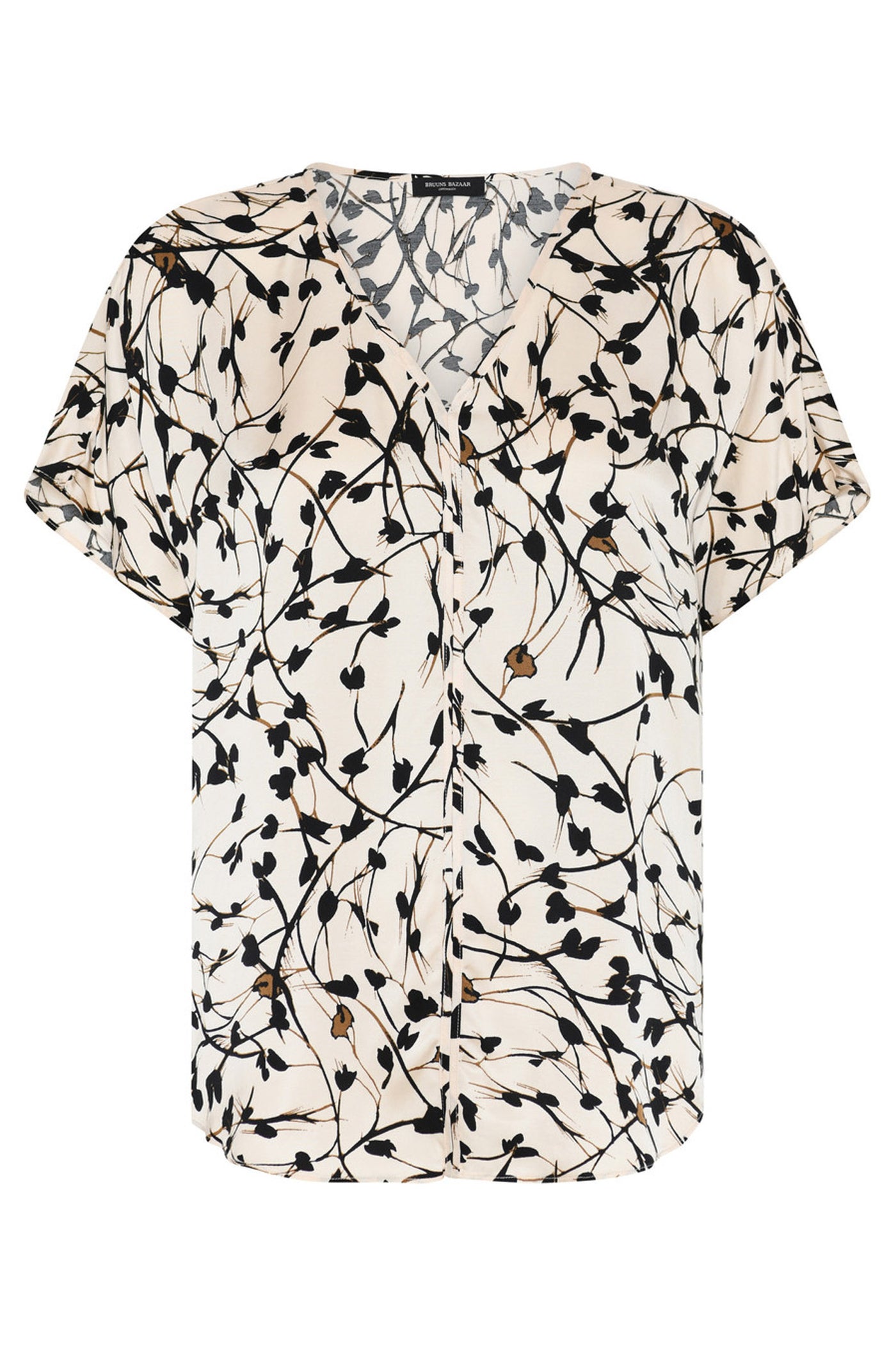 FloretBBPhina blouse White Cream AOP - BBW4586