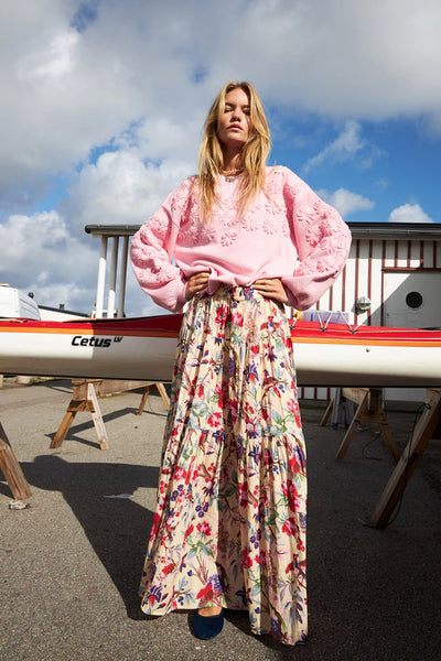SunsetLL Maxi Skirt 74 Flower Print Thumbnail