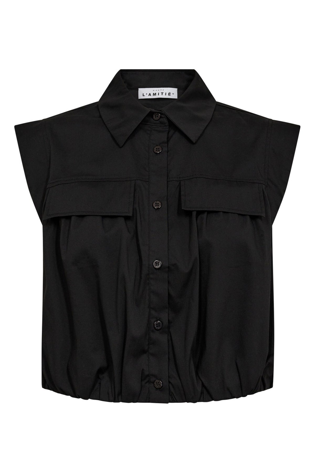 Poppy Summer Shirt Black - HL10153