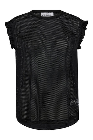 Drift Frill Sports Top Black - HL10106