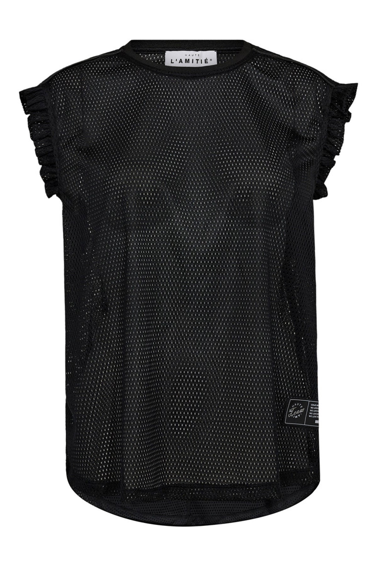 Drift Frill Sports Top Black - HL10106