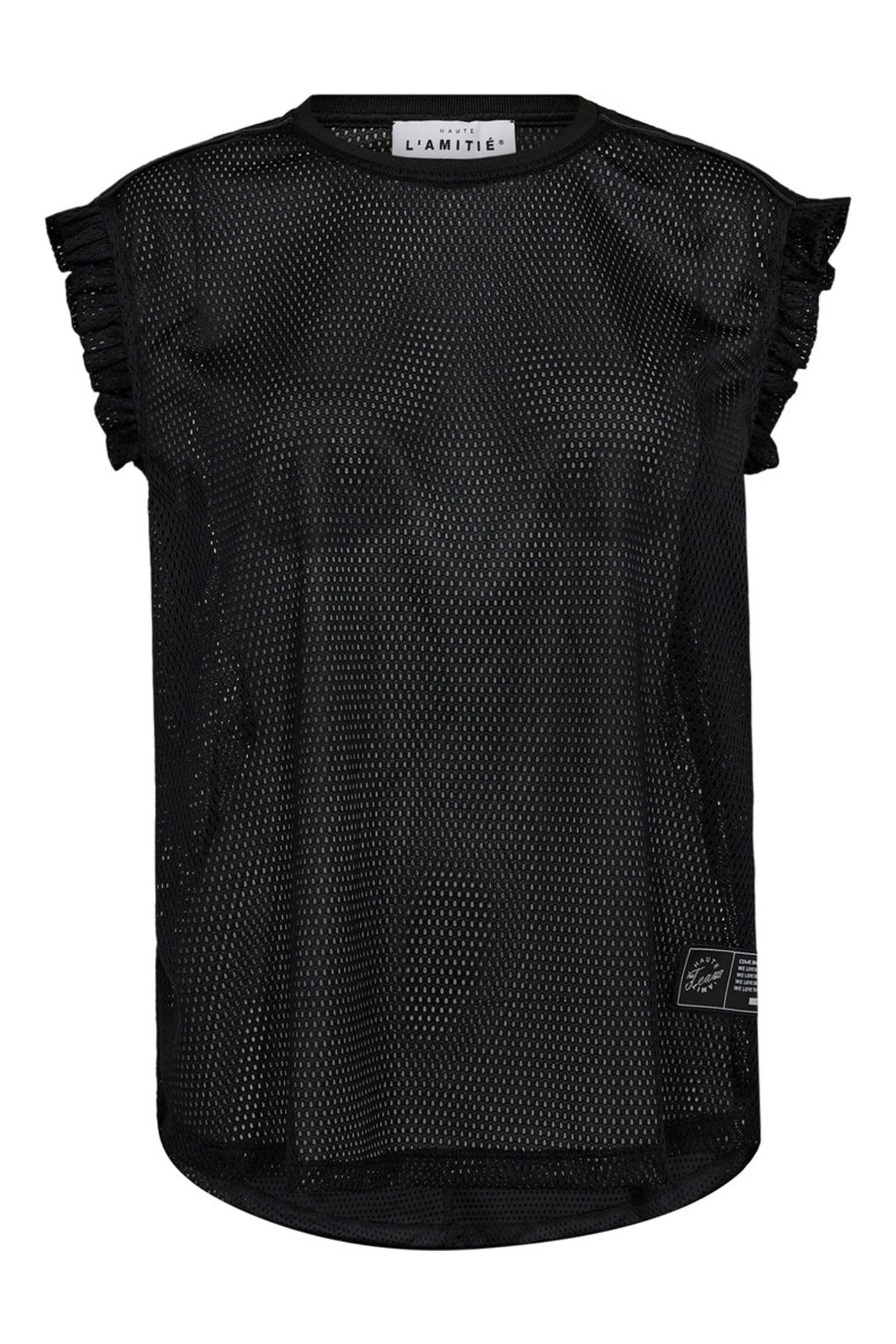 Drift Frill Sports Top Black - HL10106