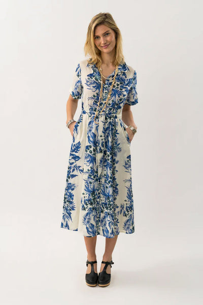 BlakeLL Maxi Dress LS 20 Blue - 25225-3017 Thumbnail
