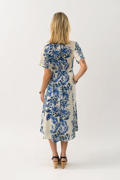 BlakeLL Maxi Dress LS 20 Blue - 25225-3017 Thumbnail