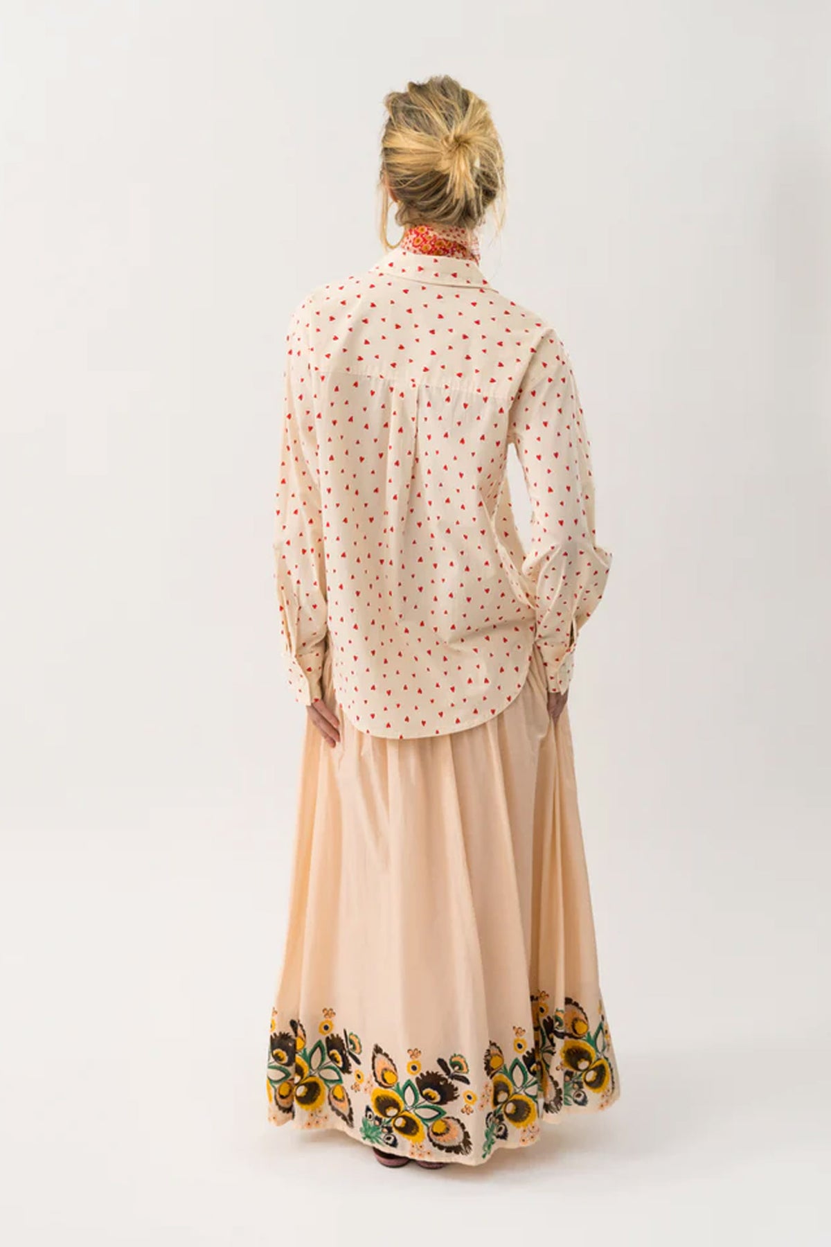 CassieLL Maxi Skirt 36 Dusty Rose - 25275-2028