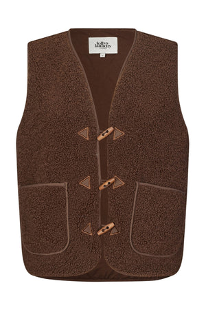 HugoLL Vest SL 87 Dark Mokka - 90019-1014