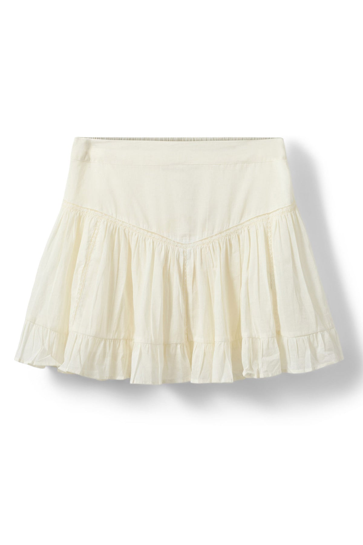 NATTISW SKIRT 0153 Cream - S252110