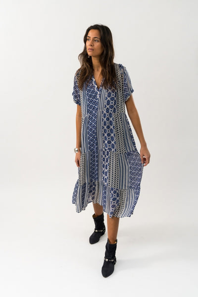 FreddyLL Midi Dress SS 20 Blue - 25220-3013 Thumbnail