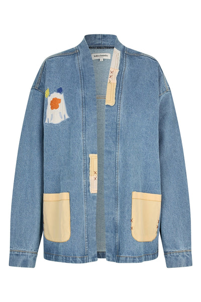 MilaLL Jacket LS 100 Washed Denim - 25245-6004 Thumbnail