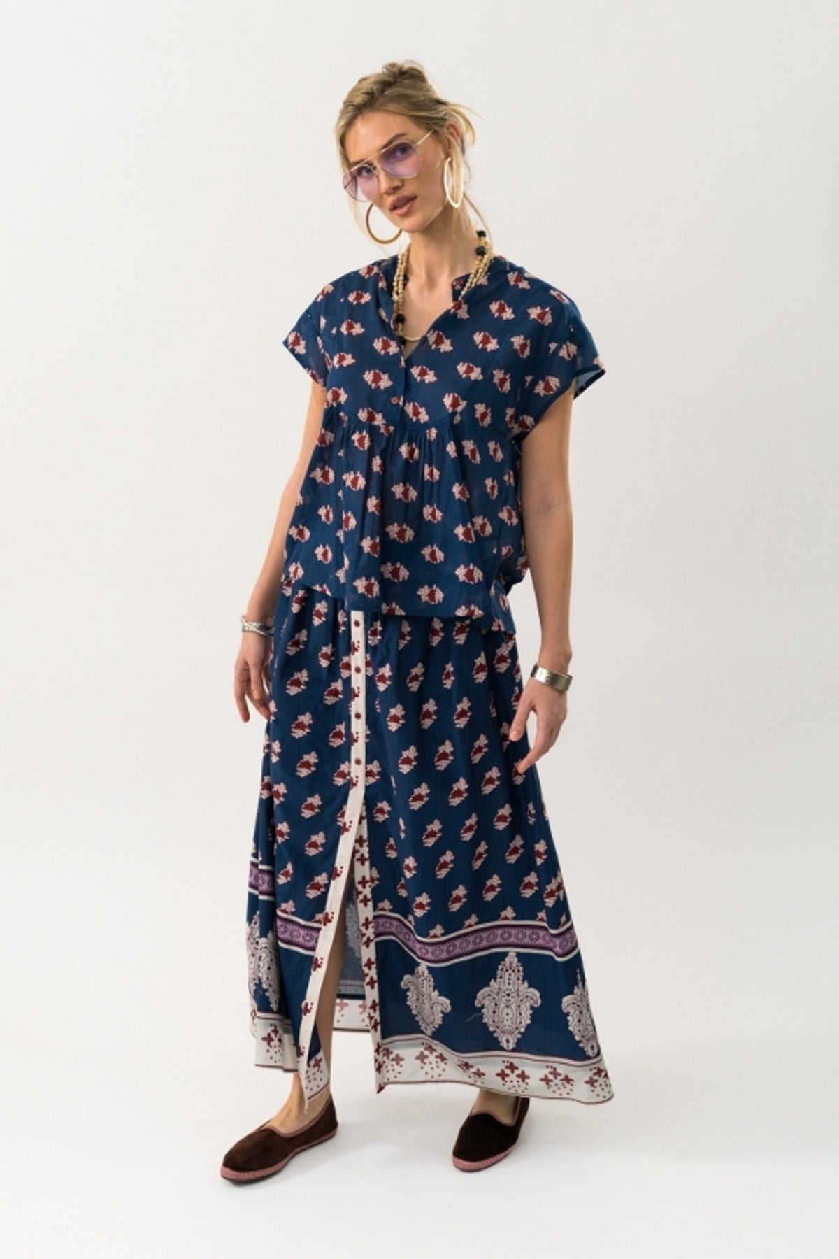 RioLL Maxi Skirt 23 Dark Blue - 25253-2016