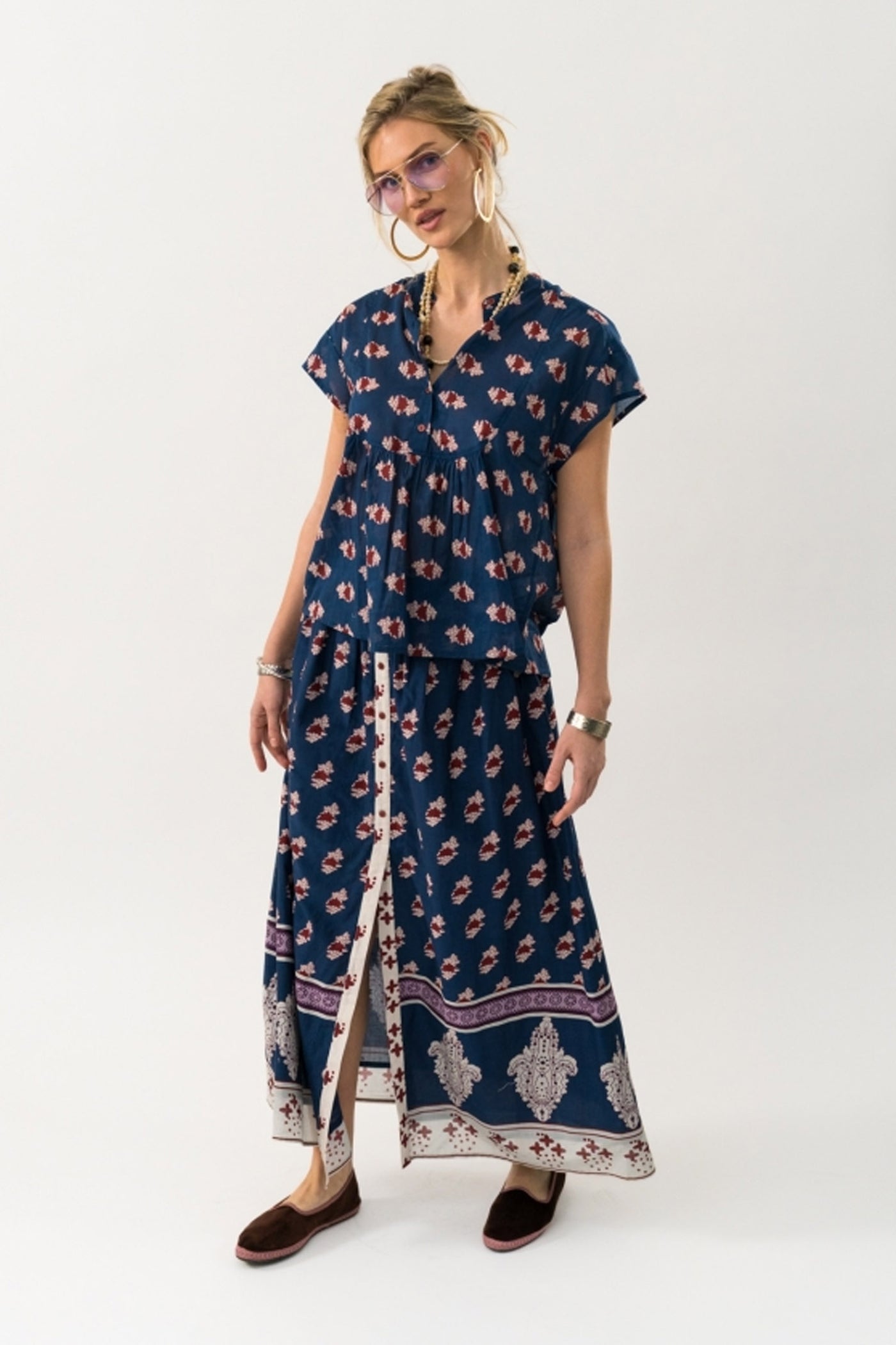 RioLL Maxi Skirt 23 Dark Blue - 25253-2016