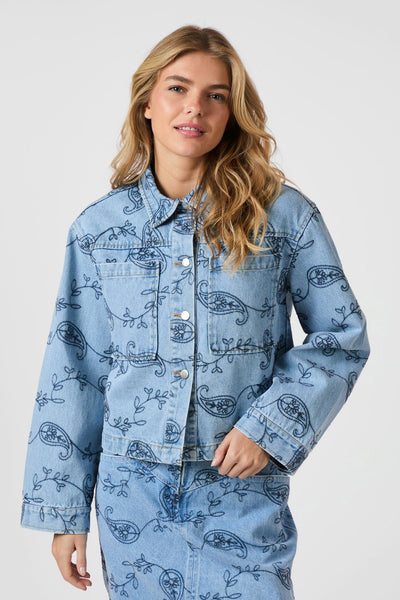 EMILIA EMBRODIERY Blue - 164790 Thumbnail