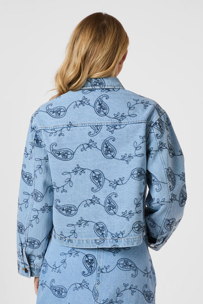 EMILIA EMBRODIERY Blue - 164790 Thumbnail