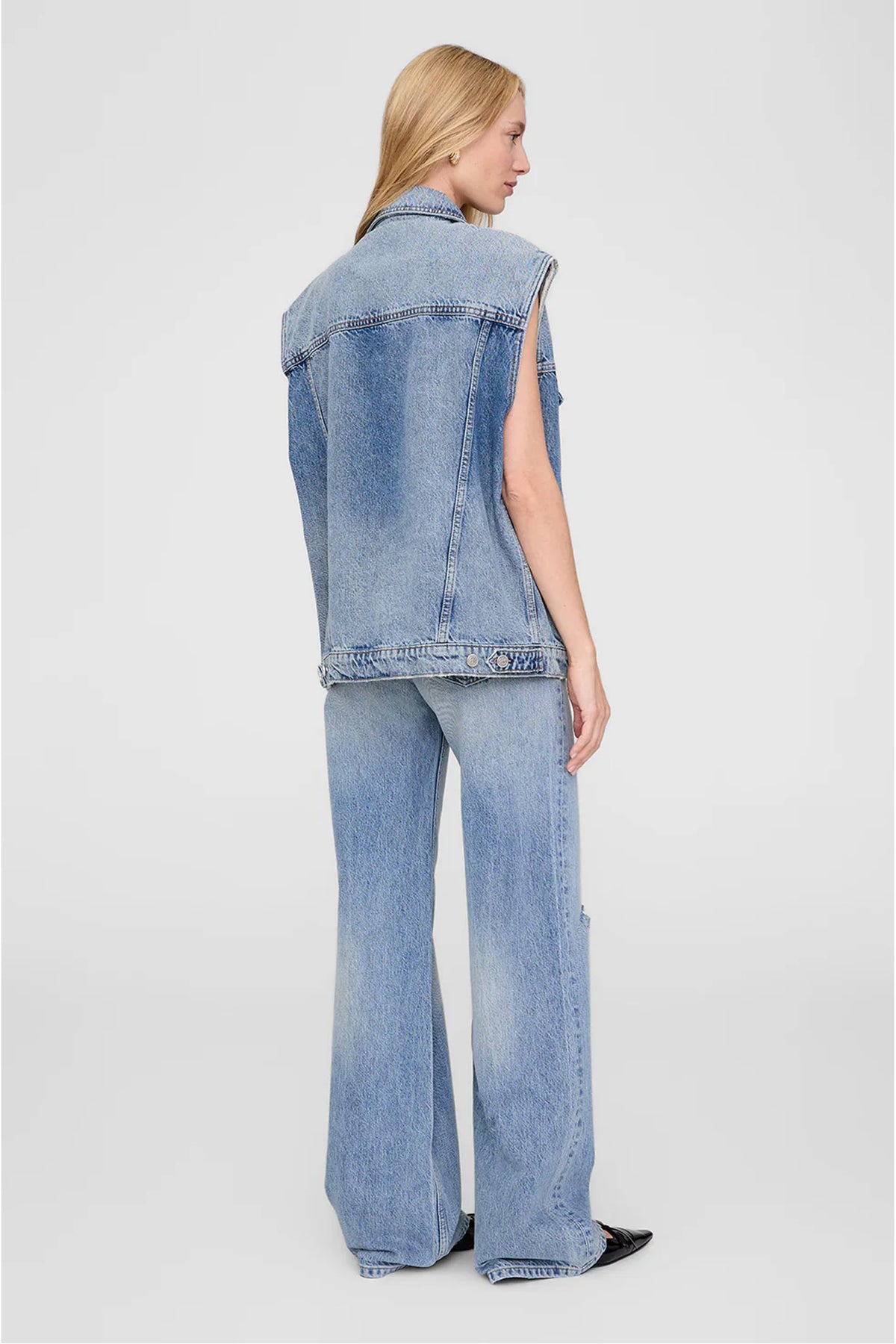RORY VEST Vintage Blue - A-01-10857