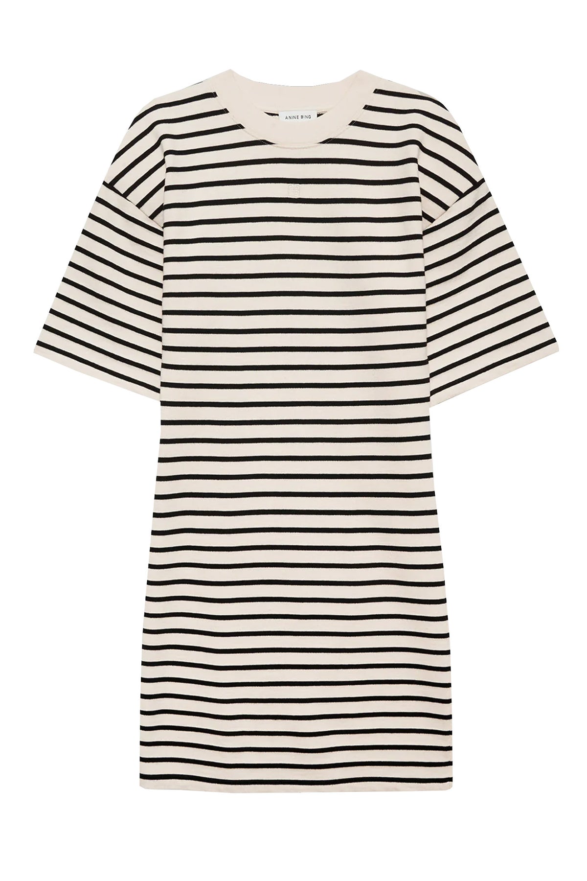 MONA FRENCH TERRY white/black - A-02-11055
