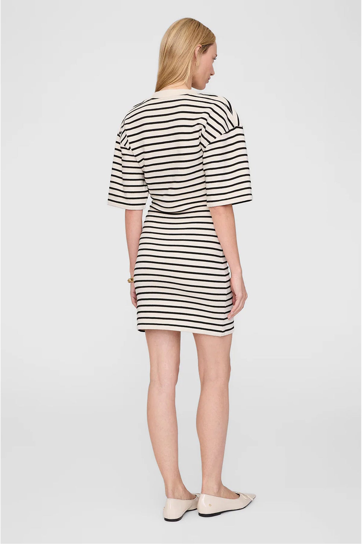 MONA FRENCH TERRY white/black - A-02-11055