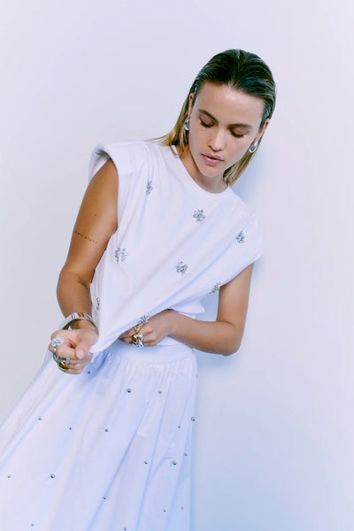CMMUSE TEE Bright White - 206276 Thumbnail