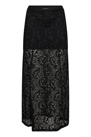 New Lace Skirt Black - HL10198