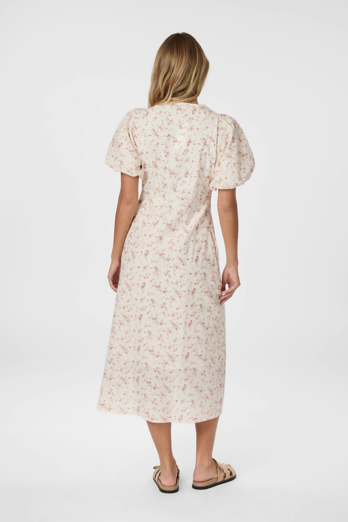 165994 ILLANA PRINT DRESS KJOL DUSTY ROSE - 165994 ILLANA PRINT DRESS