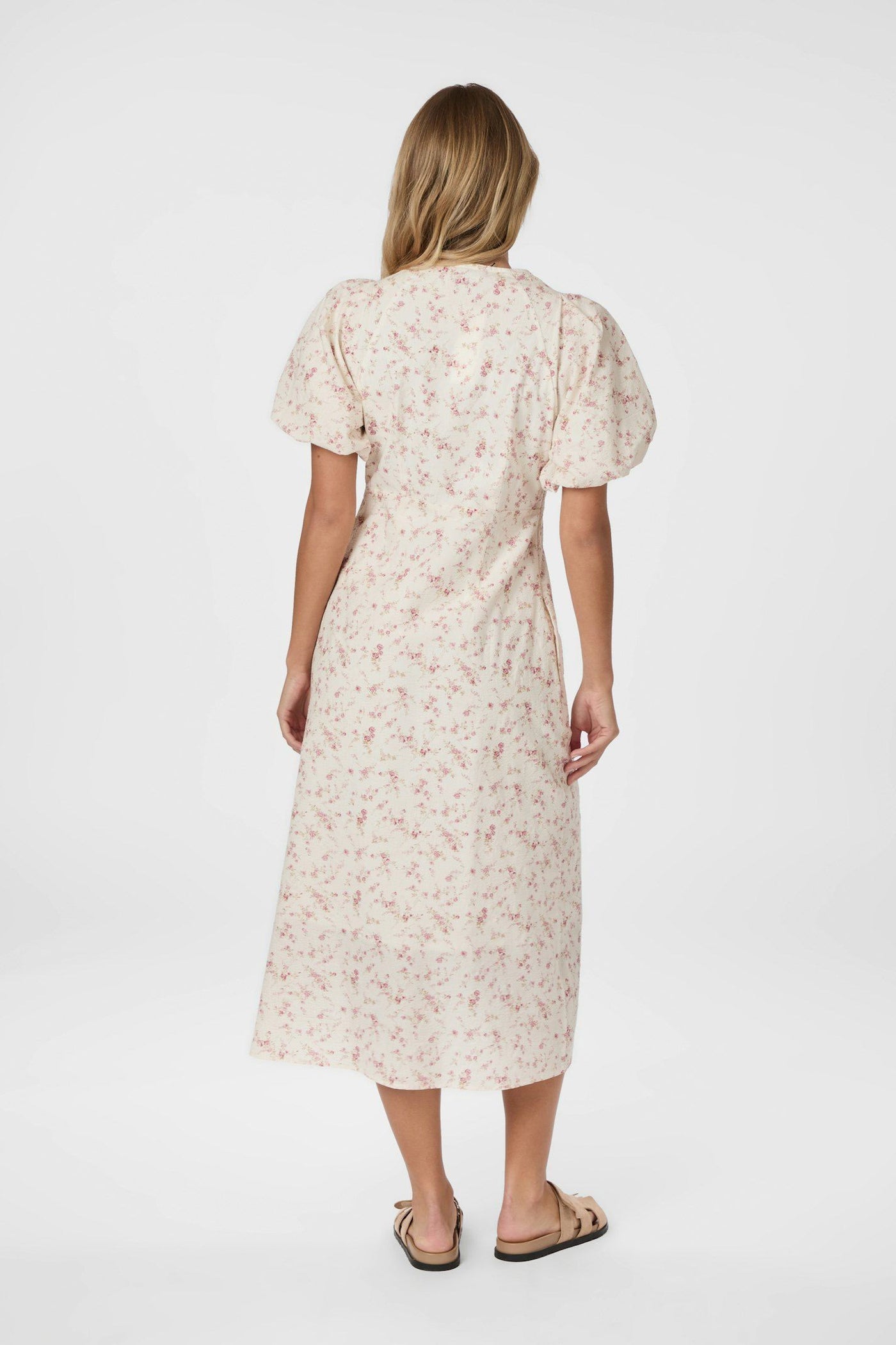 165994 ILLANA PRINT DRESS KJOL DUSTY ROSE - 165994 ILLANA PRINT DRESS