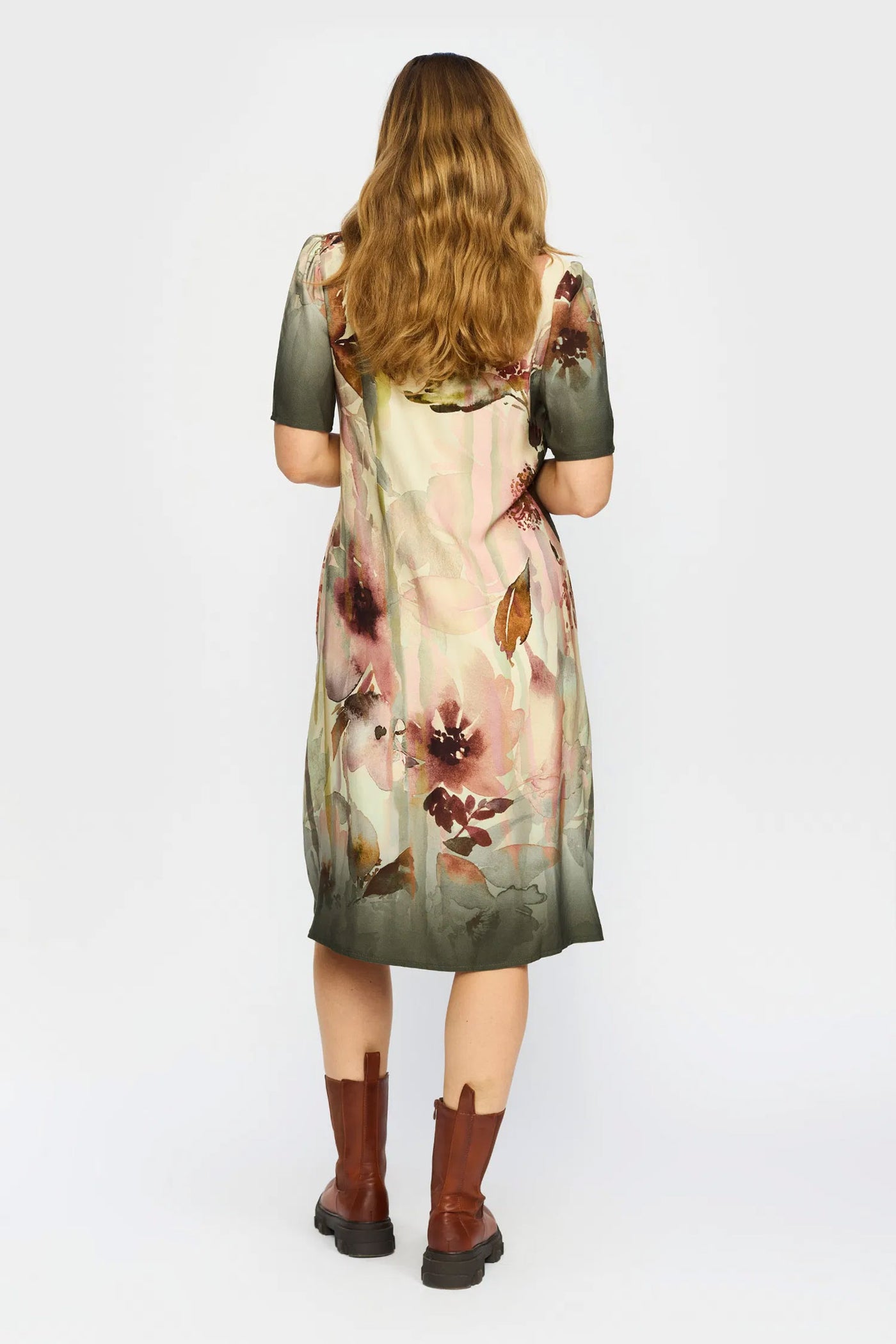 RHEA.EA25 KHAKI FLOWER - RHEA.EA25