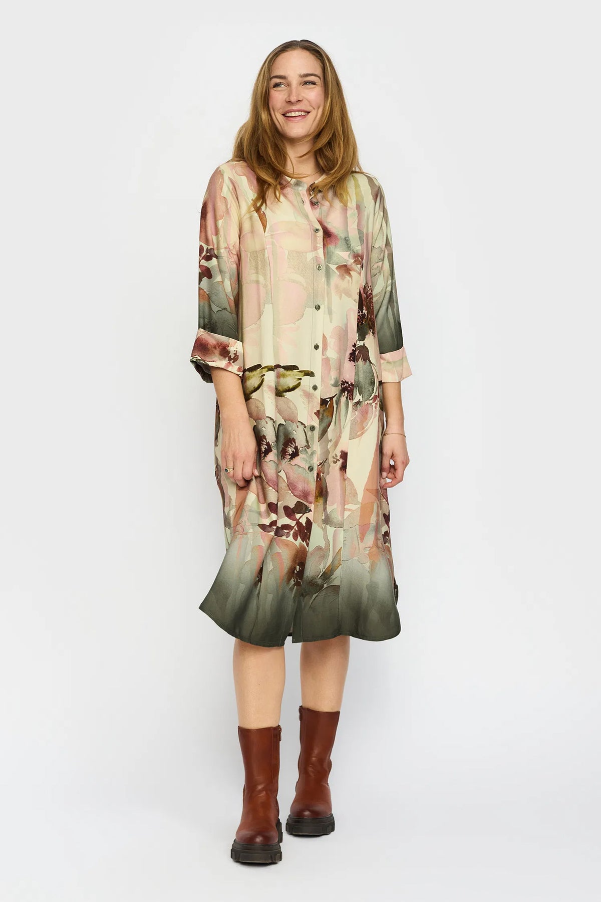 RILEY.EA25 KHAKI FLOWER - RILEY.EA25