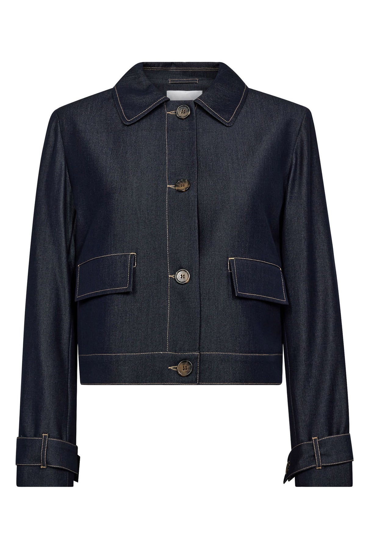 TerryCC Denim Jacket 555-Dark denim - 30325