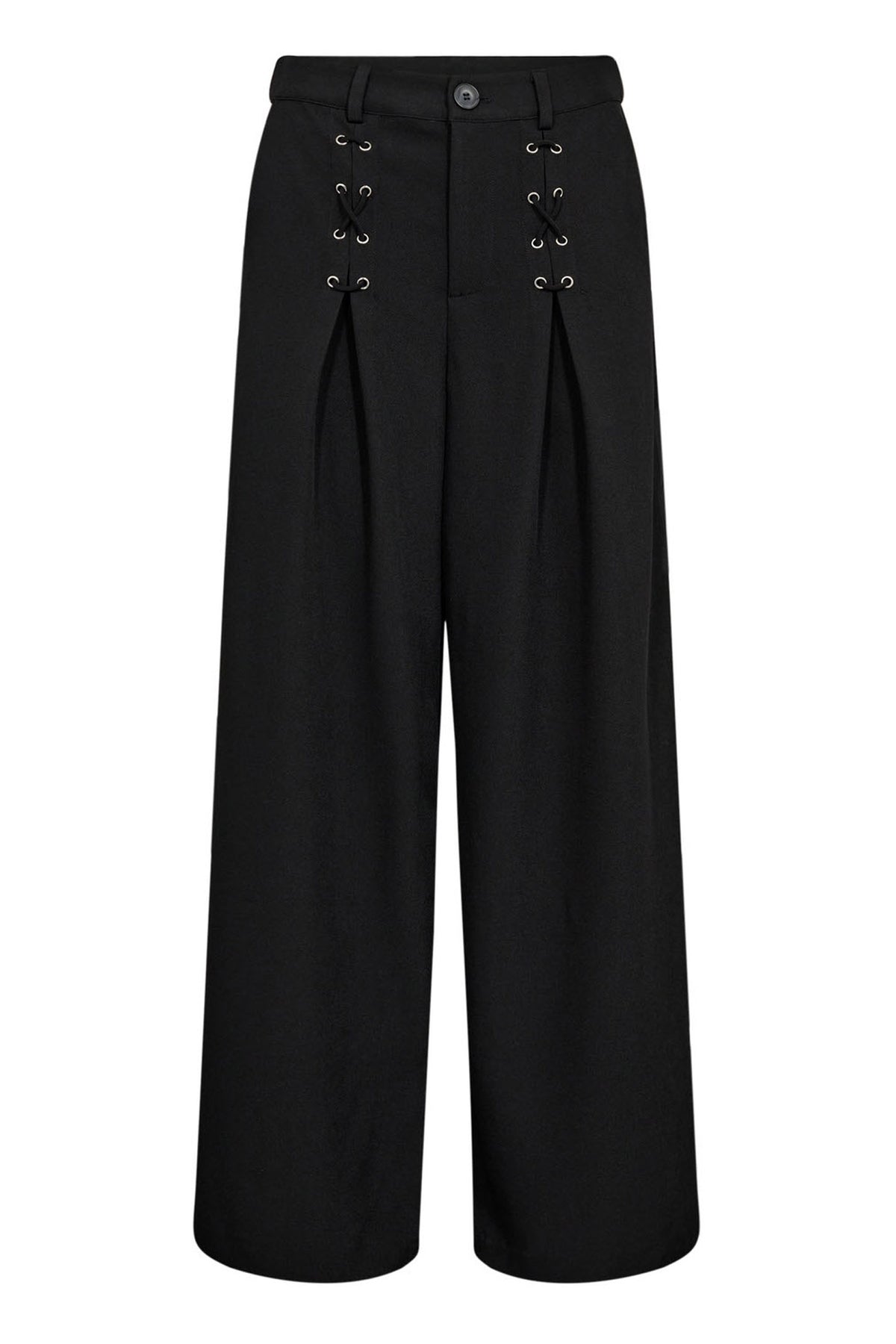 LunaCC Eyelet Wide Pant 96-Black - 31554