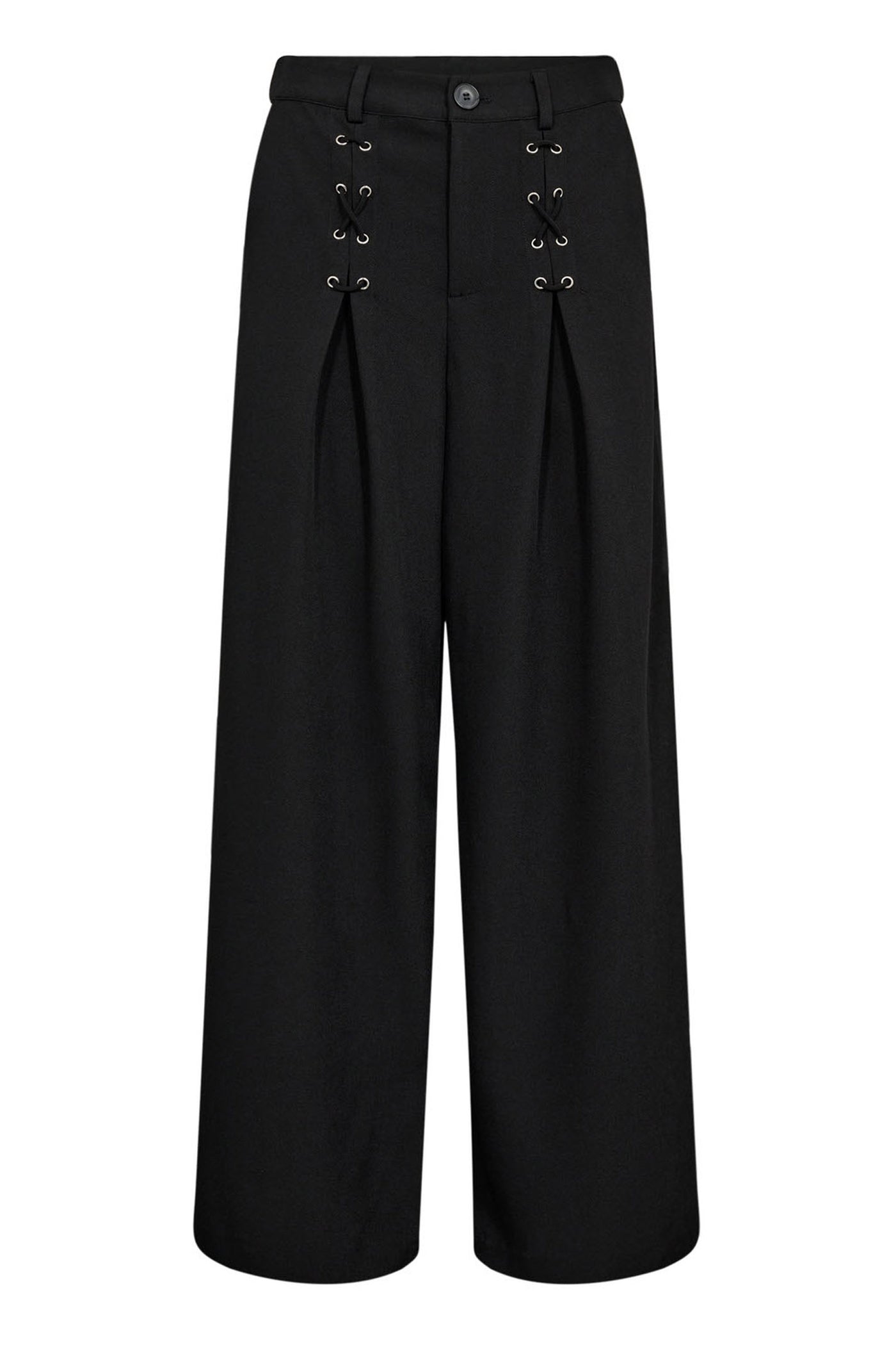 LunaCC Eyelet Wide Pant 96-Black - 31554