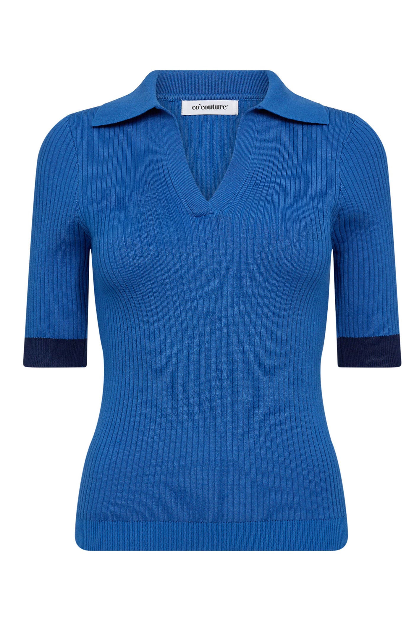 BonnyCC Polo SS Knit 17-Blue - 32205