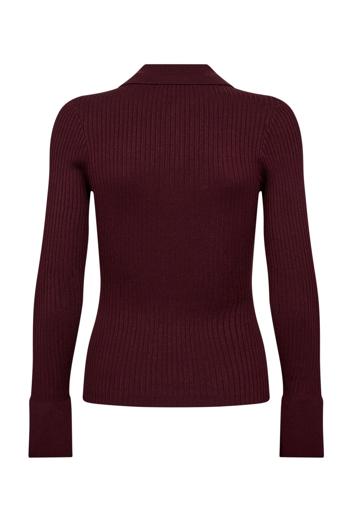 BonnyCC Polo LS Knit 87-Winered - 32206